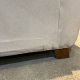 Suede Two-Seat LOVE SEAT Beige 68w36d36h