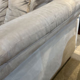 Suede Three-Seat SOFA Beige 90w36d36h