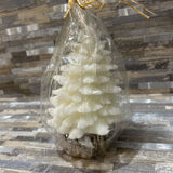 Tag Spruce Small Rustic Tree Candle HOLIDAY ITEMS 4d8h