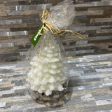 Tag Spruce Small Rustic Tree Candle HOLIDAY ITEMS 4d8h