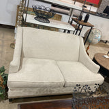 McCreary Modern Linen Slope Arm LOVE SEAT 58Wx35Dx31H