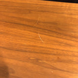 silver Vintage Danish Teak Lockable w/ File Drawers DESKS 60Wx30Dx28.5H