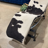 Le Corbusier Style Cow Hide Lounger CHAIR 64Wx18Dx27H