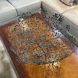 Crate & Barrel Oversized Metal Leaf & Vine Centerpiece Bowl ACCESSORIES 27Wx11H