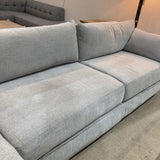 Burrow Span Sleeper Storage W/Chaise SECTIONAL Crushed Gravel 126w35d31h