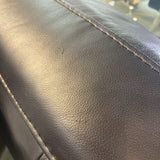 Macy's Kaleb Faux Leather 3-Seat SOFA Black 83w35d33h