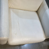 Italsofa Contemporary Leather Recliner RECLINERS Ivory 29w32d38h