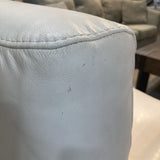 Italsofa Contemporary Leather Recliner RECLINERS Ivory 29w32d38h