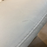 Italsofa Contemporary Leather Recliner RECLINERS Ivory 29w32d38h