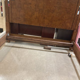 Chestnut Burl California King Four Poster Bed BEDS Brown 80.5w96d65h