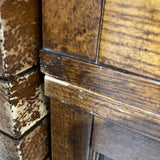 Crate & Barrel 8-Door Wood & Glass Display Bookcase BOOK SHELF 60w19d91h