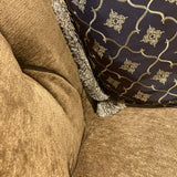 Raymond Waites Custom Curved Sofa SOFA 96w48d35h