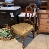 Parquet Style Upholstered Side Chair DINING CHAIRS 24w21d42h