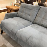 Style Line Furniture MCM Button Tufted 3-Seat SOFA Light Blue 88w36d32h