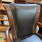 American Heritage Billiards Napoli Game Chair On Casters CHAIR 27w19d34h