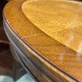 Round Burl Foyer Table END/SIDE TABLE 28d32.5h