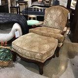 Hickory White Juliette Chair w/ Matching Ottoman LOUNGE CHAIRS 34w29d41h