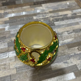 Lenox Gold Metal Votive HOLIDAY ITEMS 4d3.5h
