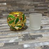 Lenox Gold Metal Votive HOLIDAY ITEMS 4d3.5h