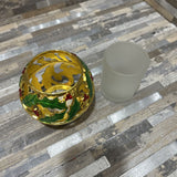 Lenox Gold Metal Votive HOLIDAY ITEMS 4d3.5h