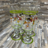 4pc Set Festive Snowman Goblets HOLIDAY ITEMS 3d8h