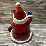 Ceramic Sitting Santa Claus HOLIDAY ITEMS 7w6d9h