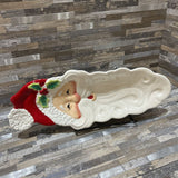 Fitz & Floyd Santa Claus Platter HOLIDAY ITEMS 5w14d1h