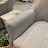 Emerald Home Fabric Nailhead Trim Accent Chair LOUNGE CHAIRS 27w24d35h
