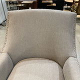 Emerald Home Fabric Nailhead Trim Accent Chair LOUNGE CHAIRS 27w24d35h