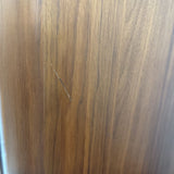 MCM Wood & Glass Two-Door Display CABINET 37.5w15.5d59h