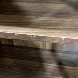 MCM Wood & Glass Two-Door Display CABINET 37.5w15.5d59h