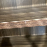 MCM Wood & Glass Two-Door Display CABINET 37.5w15.5d59h