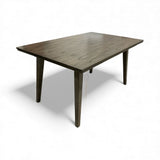 Single Slab Smoked Walnut Finish DINING TABLE 60Wx38Dx30.5H