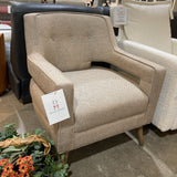 MCM Style Nubby Weave CHAIR 30Wx29Dx34H