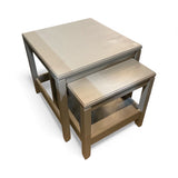 2pc Nesting SIDE TABLE 19.5Wx19.5Dx20H larger