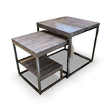 2pc Nesting SIDE TABLE 19.5Wx19.5Dx20H larger
