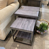 2pc Nesting SIDE TABLE 19.5Wx19.5Dx20H larger