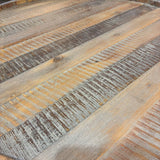 Coastal Distressed Wood Drum COFFEE/COCKTAIL TABLE 32Wx19H
