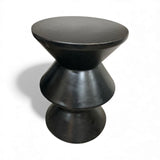Modern Round Table END/SIDE TABLE Black 16d22h