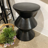 Modern Round Table END/SIDE TABLE Black 16d22h
