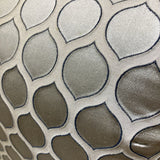 Honeycomb Pattern Upholstered Side Chair On Casters DINING CHAIRS 20w20d40h