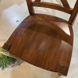 Solid Wood Cross Back DINING CHAIRS 20w18d40h