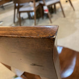 Solid Wood Cross Back DINING CHAIRS 20w18d40h