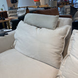 Homebody Luxe 2 Seat Power Recliner Linen Weave LOVE SEAT Coconut