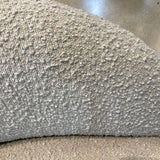 Lula and Georgia Imabari Curved Boucle SOFA Cream 82.5"Wx41.5"Dx31.5"H