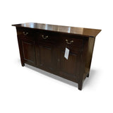 World Wide Interiors Solid Wood 3-Drawer BUFFET/SIDEBOARD 62w19.5d37h