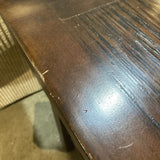 Pier 1 Ornate Carved Wood Single Drawer END/SIDE TABLE 26w23d24h