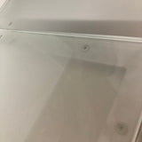 Room & Board Parsons Stainless Steel & Glass L-Shape DESKS 72w66d29h