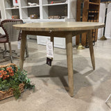 Round Wood Tapered Legs DINING TABLE 47d30h