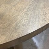 Round Wood Tapered Legs DINING TABLE 47d30h